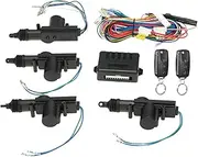 VISLONE Universal Car Door Lock Keyless Entry System Remote Central Control Locking Kit with Trunk Release Button