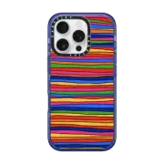 iPhone 16 Pro Impact Case MagSafe Compatible Stripes by Matthew Langille