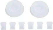 Pack of 6 Duckbill Valves, Silicone Membrane Replacement Parts for V2 V1 Breastfeeding Pump, Leak-proof and Food-Grade Silicone Material, with Strong Suction Power for More Milk