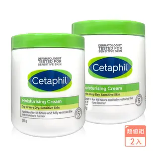 【Cetaphil 舒特膚】長效潤膚霜 550g（2入組）舒特膚潤膚霜 舒特膚潤膚霜 舒特膚長效潤膚霜 舒特膚