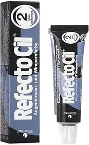 Refectocil Eyebrow and Eyelash Tint 15 ml, No 2 Blue/Black (Pack of 1), 63J03