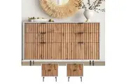 Cosmoliving Chelsea 6 Drawer Chest of Drawers with 2 Matching Bedside Tables | Complete Bedroom Storage Solution