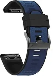[DJDLFA] Silicone Watchbands Quick Release Straps For Garmin Fenix 6 6X Pro 5X 5 Plus 3HR Fenix 7X 7 Forerunner 935 945 Smart Watch Band