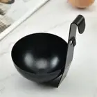 Black Egg Poacher with Hook Egg Cooker Egg Molds Boiling Eggs Spoon Wax
