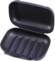 yesSMI Travel Soap Drainers Case Holder Container Box Dish Case,1PC Creative Portable Bar for Shower Bathroom,Black