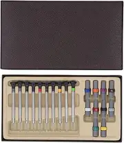 ANKROYU 10PCS Screwdriver Set, Stainless Steel Manual Screwdriver Set, Non Skid Watch Screwdriver Set, Watch Repair Screwdrivers for Watch Repair