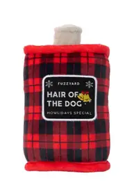Hair of the Dog Christmas Plush Dog & Puppy Toy by FuzzYard (17cm)