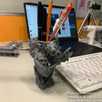 在飛比找蝦皮商城精選優惠-Tazo工坊-昂貴鬣狗怪物，3D列印筆筒
