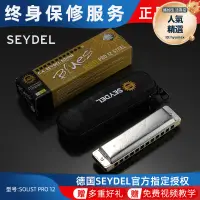 在飛比找露天拍賣優惠-德國賽德SEYDEL 12孔單音全音階口琴Solist Pr