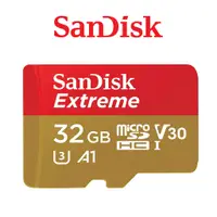 在飛比找蝦皮商城優惠-SANDISK 32G EXTREME MicroSD UH