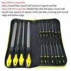 Pro Metal Files Set 18× Round Half Round Triangle Flat File 100/200mm Set NEW