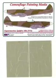 AML Models 1/72 CAMOUFLAGE PAINT MASKS SUPERMARINE SPITFIRE Mk.XVIe