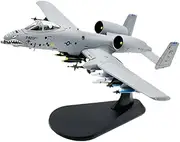 1/100 Scale A-10A Plane Model Toy Kids Toy Aircraft for Shelf Office Desktop