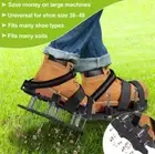 Lawn Aerator Shoes for Grass, Upgraded Aerating Shoe Double-Layer Spring