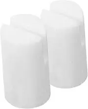 ibasenice 2pcs Bone Nut for Banjo Diy Guitar Parts Luthier Supply Real Bone 5 String Nut Banjo Tuners