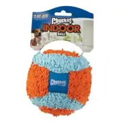 Chuckit Indoor Fetch Ball Dog Toy (4.75 Inch), Orange Orange & Blue Fetch Ball