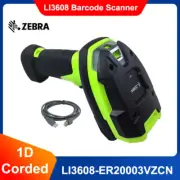Zebra LI3608-ER20003VZCN Long Range USB Wired Handheld 1D Barcode Scanner Imager