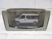 Nissan Primastar 1/43 Scale Diecast Model Car Silver/Black Dealer Model Minicar