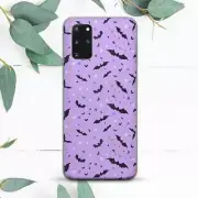 Witch Bat Halloween Purple Case For Samsung Note 20 S10 S20 S21 S22 S23 S24 FE