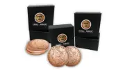 Copper Morgan TUC plus 3 Regular Coins by Tango Magic - Trick