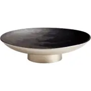 Cyan Design 10690 Dual Tone 14 inch Matt And Black Pearl Plate