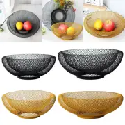 Nordic Metal Wire Fruit Basket, Candy Storage, Snack Bread Storage Bowl,