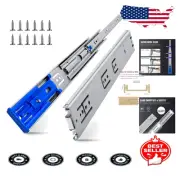 Premium Soft Close Drawer Slides - 200 Lbs Capacity, Full Extension, 20 Inch