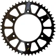 Works Triplestar Aluminum Rear Sprocket 50T - Black Sunstar 5-354750BK