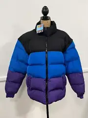 LEGO Puffer Jacket Medium Coat Black/Blue/Purple NWT