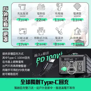 【Zendure】1000W 小坦克戶外行動電源站 通過BSMI 大容量 110V插孔 照明 行充 露營 悠遊戶外