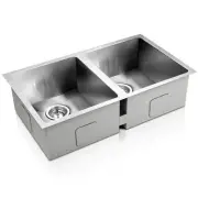 Cefito Kitchen Sink Basin Stainless Steel Under/Top/Flush Mount Bowl 770X450MM