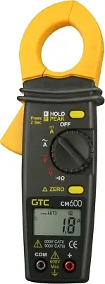 CM600 600 Amps AC/DC Current Clamp Meter by General Technologies Corp