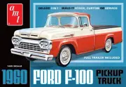 1/25 AMT 1407 - 1960 Ford F-100 with trailer Plastic Model Kit NIB