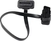 OBD2 Extension Cable Car OBD 2 Extension Connector Easy Installation OBD Replacement Part for scan Tools Code Scanners, 30CM 11.81inch