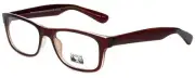 Calabria Gotham City 229 Square Reading Glasses +7.00 Brown Crystal Men Women