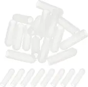 uxcell 5.5x25mm (IDxL) Rubber End Caps, 16 PCS Rubber Caps High Temp Tips Screw Silicone Flexible Thread Protector for Pipes Screw Blots Tube Fishing Jigs