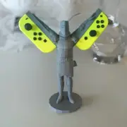 Dark Souls Solaire JoyCon Holder – A Radiant Display for Your Switch Controllers