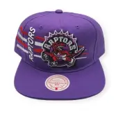 Mitchell & Ness Toronto Raptors Retro Bolt Purple Adjustable Snapback Hat Cap