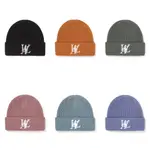 搭啵玩韓國代購 WOOALONG 毛帽 BIG LOGO BEANIE 預購