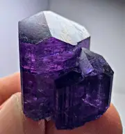 120 Ct Full Terminated Violet Purple Scapolite Double Crystals From Afg