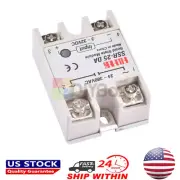 25A SSR-25DA Solid State Relay Module 25DA DC 3-32V Input AC 24-380V Output