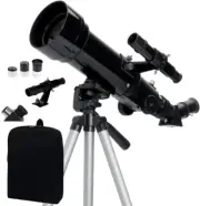 70400 Astronomical Telescope Portable for Kids / Beginners Backpack 3 Eyepieces