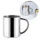 Cup CupCoffee Mug Double Wall Drinks Insulation Safe To Grip Wine With Handle