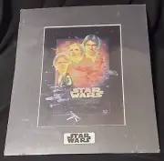 VTG New SEALED 1997 STAR WARS SPECIAL EDITION Matted Chrome Art w/ COA