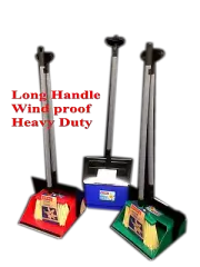 Long Handle Cleaning Plastic Heavy Duty Wind Proof Duo Pan Broom Dustpan set NEW