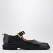 [Thom Browne] Mary Jane ballet shoes in shiny black leather 35 IT Black