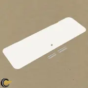 White Boat Plastic Ski Locker Door Cover Lid W/Hinge Kits For LARSON GLASTRON