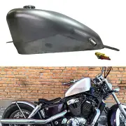 1X Motorcycle Silver Fuel Tank Oil Tank For Honda Shadow 1100 VT1100 2004-09 14L