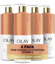 Olay Tone Evening Body And Hydrating Body Lotion , deep Moisture (4pack)