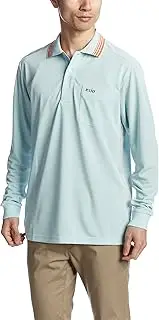 [XXIO] XEXCIO Long Sleeve Shirt, Absorbent, Quick-Drying, UV Protection, Fragrance, Air Cooled, Saxon Blue, LL